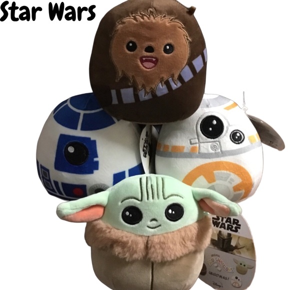 RARE STAR WARS SQUISHMALLOW COMPLETE SET OF 4 - Picture 3 of 3